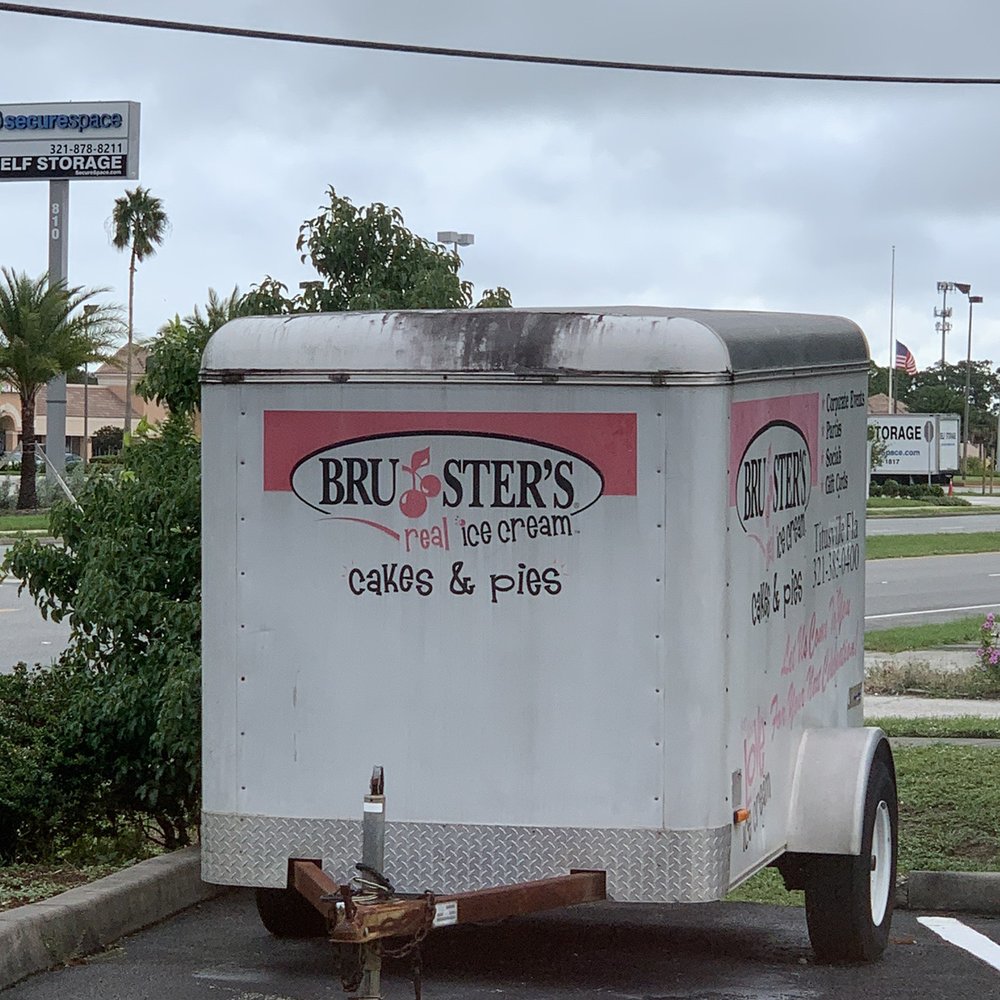 Bruster's Real Ice Cream - a truck parked in a parking lot - Ice Cream & Frozen Yogurt Near Me - Titusville, Florida Bruster's Real Ice Cream - a truck parked in a parking lot - Ice Cream & Frozen Yogurt Near Me - Titusville, Florida