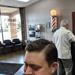 Golden Scissors - Classic Men's Scissors Cut. Styled with Hybridized Wax. Done by Mike Jr.