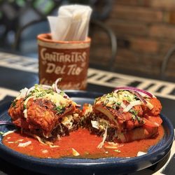Cantaritos Del Tio - Torta Ahogada en salsa roja