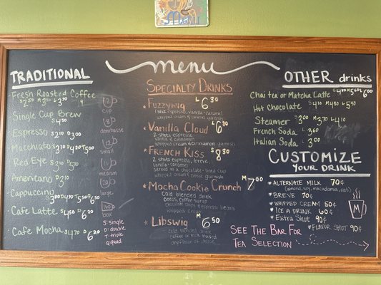 Menu photo 1 Muggswigz Coffee & Tea Co. Akron, OH Menu photo 1 Muggswigz Coffee & Tea Co. Akron, OH
