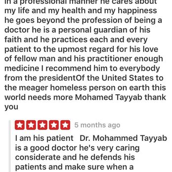 Tayyab Muhammad MD - Doctor Tayyab is a great doctor ! He's not a buddy! Nor pal He's a medical doctor! - Internal Medicine Near Me - Ypsilanti, Michigan Tayyab Muhammad MD - Doctor Tayyab is a great doctor ! He's not a buddy! Nor pal He's a medical doctor! - Internal Medicine Near Me - Ypsilanti, Michigan