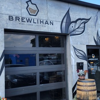 Brewlihan Mead - How cute is the art on this corner building? - Wine Bars Near Me - Oakland Park, Florida