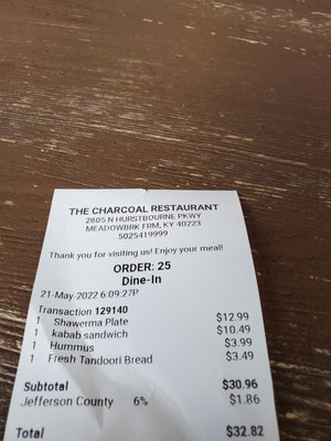 The Charcoal Restaurant by null