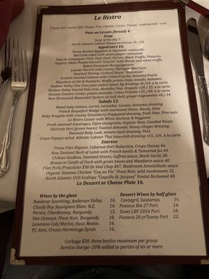 Menu photo 2 Le Bistro Incline Village, NV Menu photo 2 Le Bistro Incline Village, NV