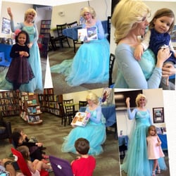 Railroad Book Depot - Story time with Princess Elsa.