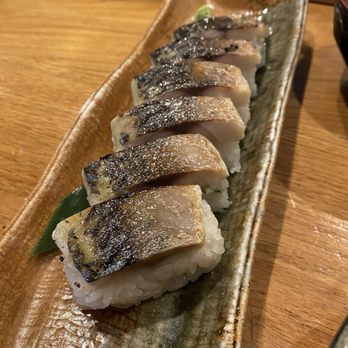 Izakaya Hachi - Costa Mesa - Pressed Mackerel Sushi Plate - Izakaya Near Me - Costa Mesa, California Izakaya Hachi - Costa Mesa - Pressed Mackerel Sushi Plate - Izakaya Near Me - Costa Mesa, California