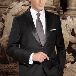 European Tailors - 1 Button Notch Lapel Tuxedo