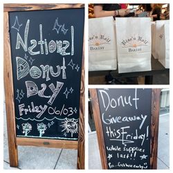 Rise'n Roll Bakery - Best #NationalDonutDay giveaway. Melts in your mouth every time. Not a cinnamon/carmel lover? Lots of other options.