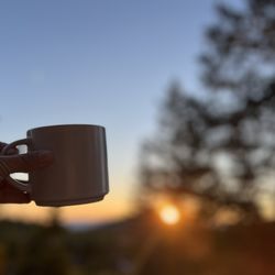 Tahoe Mountain Properties - Sunrise coffee on the deck.