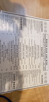 Menu photo 4 Banter Shaker Heights, OH