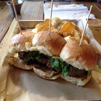 Brew Hub - Beef sliders with homemade chips. - Breweries Near Me - Lakeland, Florida Brew Hub - Beef sliders with homemade chips. - Breweries Near Me - Lakeland, Florida