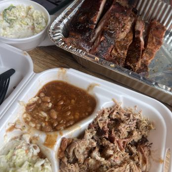 EG'S BBQ - Potato salad, ribs, baked beans, slaw, pulled pork - Barbeque Near Me - Bremen, Alabama