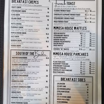 The Mimosa House - Page 4 of menu - Breakfast & Brunch Near Me - Roseville, California The Mimosa House - Page 4 of menu - Breakfast & Brunch Near Me - Roseville, California
