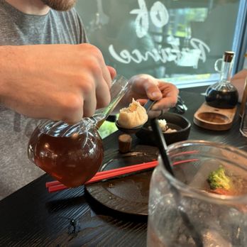 Bao Soup Dumpling - Tip: add a little bit of vinegar to your soup dumplings!! - Soup Near Me - Tulsa, Oklahoma Bao Soup Dumpling - Tip: add a little bit of vinegar to your soup dumplings!! - Soup Near Me - Tulsa, Oklahoma
