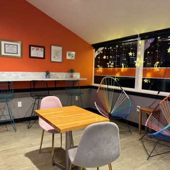 Azucanela - Part of the seating area as of 01/2024 - Coffee & Tea Near Me - Azusa, California Azucanela - Part of the seating area as of 01/2024 - Coffee & Tea Near Me - Azusa, California