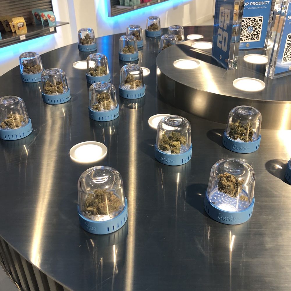 Cookies Toronto - Display table - Cannabis Dispensaries Near Me - Toronto, Ontario
