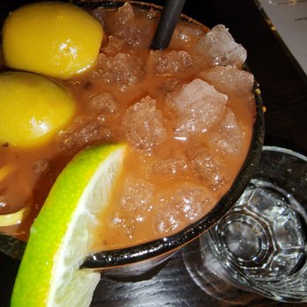 The Victory Tap - Bloody Mary (so much ice but why though). - Bars Near Me - Pflugerville, Texas