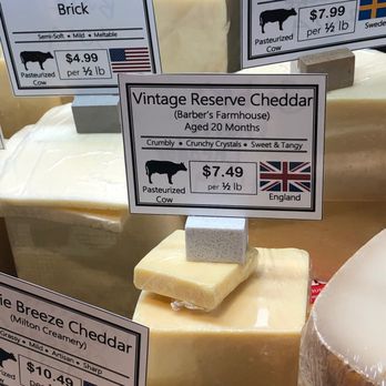 Sweet Freedom Cheese - Close up of cheeses, mid-March 2019 - Cheese Shops Near Me - Bentonville, Arkansas