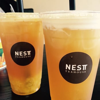 Nest Tea House - Try the guava mango green tea with mango stars! - Bubble Tea Near Me - Arcadia, California