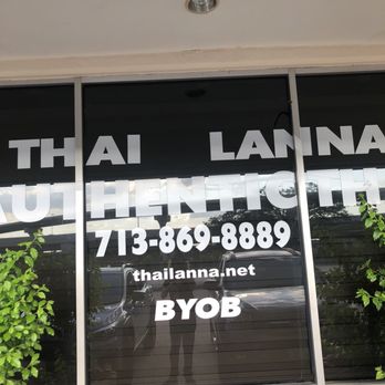 Thai Lanna - the front window of a business - Thai Near Me - Houston, Texas Thai Lanna - the front window of a business - Thai Near Me - Houston, Texas