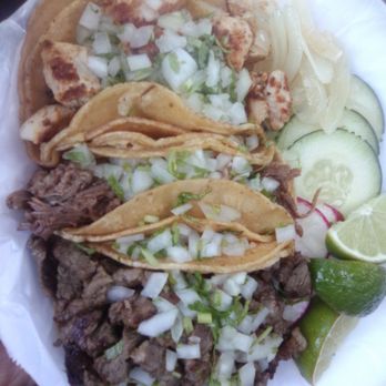 La Gordis taqueria - Three Tacos , grilled chicken, beef birra, and steak with limes and veggies - Food Trucks Near Me - Antioch, California La Gordis taqueria - Three Tacos , grilled chicken, beef birra, and steak with limes and veggies - Food Trucks Near Me - Antioch, California