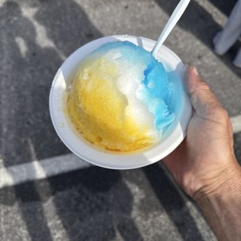 Iwalani's Shave Ice - Custom - blue Hawaii, coconut and pineapple - Food Trucks Near Me Iwalani's Shave Ice - Custom - blue Hawaii, coconut and pineapple - Food Trucks Near Me