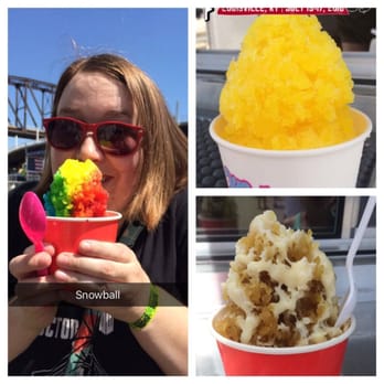 SnoWhat Snoballs - Rainbow, Fuzzy Navel, and Butterbeer - Shaved Ice Near Me - Louisville, Kentucky