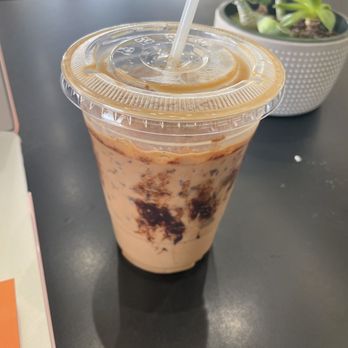 Joyful Noise Coffee - Dark Chocolate iced latte with Oat Milk - Coffee & Tea Near Me - Menifee, California