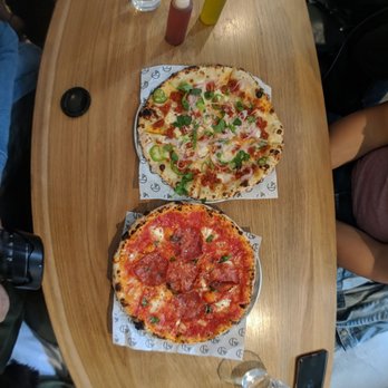 General Assembly Pizza - (top) Don Diego, (bottom) Sweet Heat -- both a MUST try.  My personal fave though was the Sweet Heat. - Pizza Near Me - Toronto, Ontario