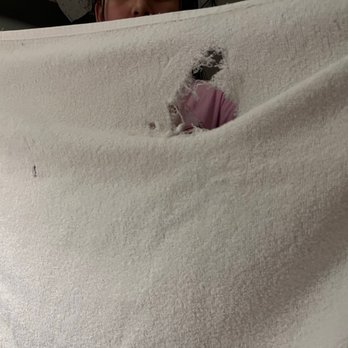 Copperhead Lodge - One of the bath towels left for us to use! - New American Near Me - Blairsville, Georgia