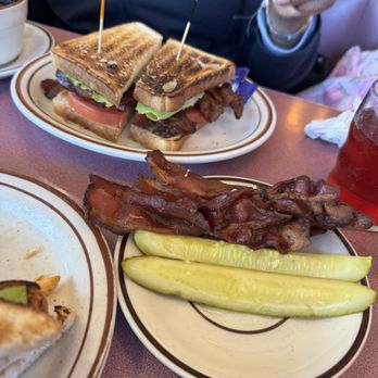 The Arlington Restaurant & Diner - BLT side of bacon and pickles - Diners Near Me - Arlington, Massachusetts