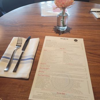 North Italia - Menu food on front, libations on back - Italian Near Me - Meridian, Idaho