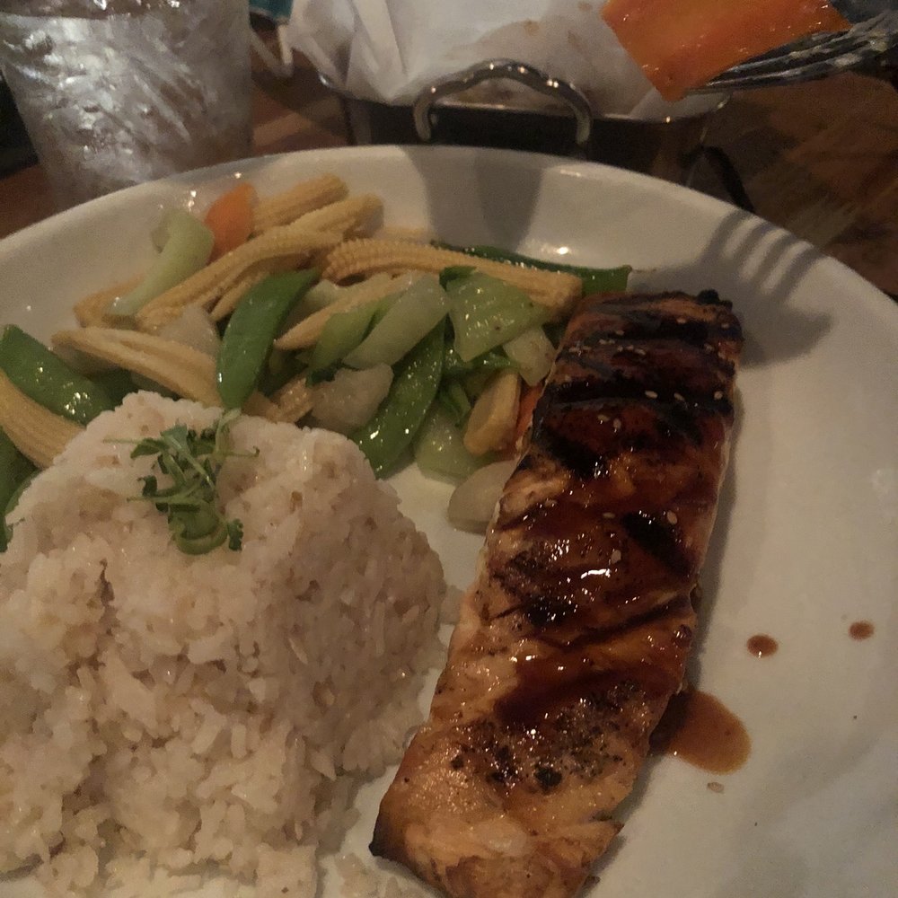 Camps Kitchen & Bar - Grilled Kung Pao Salmon - Gastropubs Near Me - Marietta, Georgia Camps Kitchen & Bar - Grilled Kung Pao Salmon - Gastropubs Near Me - Marietta, Georgia
