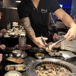 Iron Age Korean Steak House Gift Greeting Cards Email, Text or