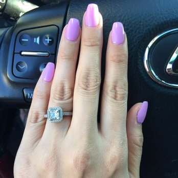 A Nail & Spa - my beautiful pink gel nails by Lee!! - Nail Salons Near Me - Burbank, California