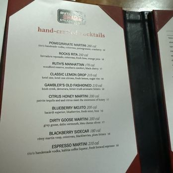 Ruth's Chris Steak House - Menu - Steakhouses Near Me - Albany, New York