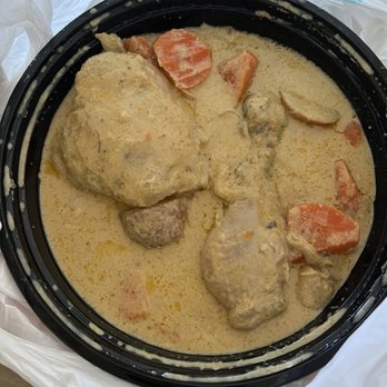 Thai Style - Yellow Curry Chicken. Not the best around but still pretty tasty. Also only comes with huge pieces of chicken - Thai Near Me - Carlsbad, California Thai Style - Yellow Curry Chicken. Not the best around but still pretty tasty. Also only comes with huge pieces of chicken - Thai Near Me - Carlsbad, California