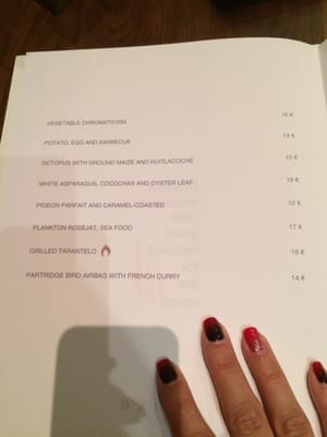 Menu photo 4 La Cabra Madrid, M