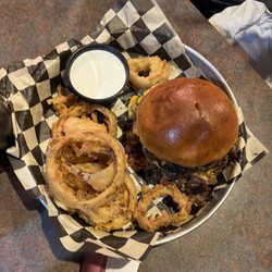 Rustic Oak Grill & Pub - Prime Rib Burger