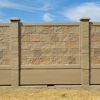 Future Outdoors - 8 ft Tall Pre-Cast Concrete RhinoRock Fence - Fences & Gates Near Me - Midlothian, Texas Future Outdoors - 8 ft Tall Pre-Cast Concrete RhinoRock Fence - Fences & Gates Near Me - Midlothian, Texas