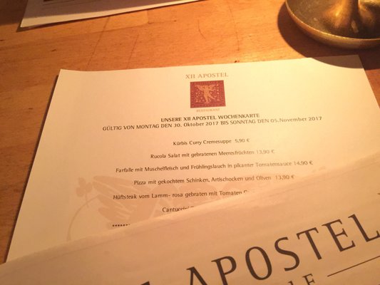 Menu photo 5 XII Apostel Cologne, NW Menu photo 5 XII Apostel Cologne, NW