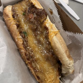 Brown Bear's Hot Dogs - Chili dog just chili and cheese - Hot Dogs Near Me - Fresno, California Brown Bear's Hot Dogs - Chili dog just chili and cheese - Hot Dogs Near Me - Fresno, California