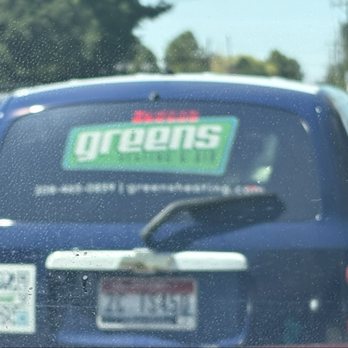 Greens Heating & Air Conditioning - Company Vehicle - Heating & Air Conditioning/HVAC Near Me - Nampa, Idaho Greens Heating & Air Conditioning - Company Vehicle - Heating & Air Conditioning/HVAC Near Me - Nampa, Idaho