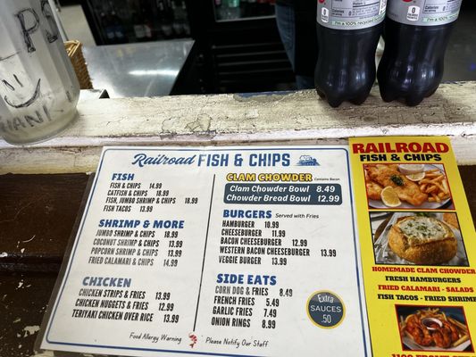 Menu photo 2 Railroad Fish & Chips Sacramento, CA Menu photo 2 Railroad Fish & Chips Sacramento, CA
