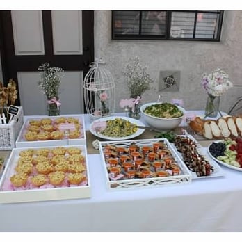Dish Catering - Laura brought her own accessories to make the Buffet table look gorg! - Caterers Near Me