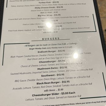 Endicott Grille - Menu 1 - New American Near Me - Danvers, Massachusetts Endicott Grille - Menu 1 - New American Near Me - Danvers, Massachusetts