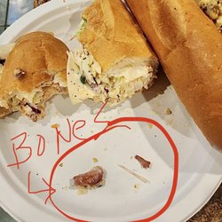 Capriotti's Sandwich Shop - Bobbie and Cole Turkey sandwich remnants