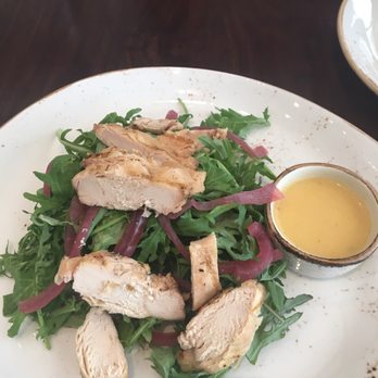 Walker Street Kitchen - Baby kale salad and grilled chicken - New American Near Me - Houston, Texas Walker Street Kitchen - Baby kale salad and grilled chicken - New American Near Me - Houston, Texas