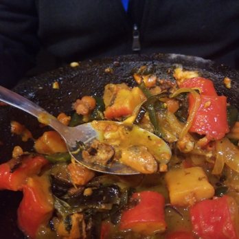 Taqueria Chicago - This is the Molcajete de 7 Mares. I am not sure why my husband ate it. It need tons of flavor and the imitation Crab was covered cooked. - Mexican Near Me - South Bend, Indiana Taqueria Chicago - This is the Molcajete de 7 Mares. I am not sure why my husband ate it. It need tons of flavor and the imitation Crab was covered cooked. - Mexican Near Me - South Bend, Indiana