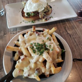 Ginger and Baker - Smothered colorado fries and avocado toast with an egg - Cafes Near Me - Fort Collins, Colorado Ginger and Baker - Smothered colorado fries and avocado toast with an egg - Cafes Near Me - Fort Collins, Colorado